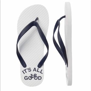 GAP Factory Graphic Flip Flops